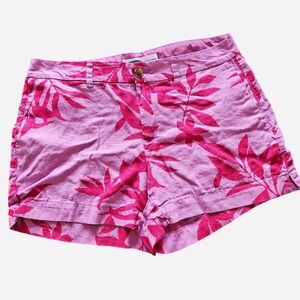 Pink Floral Women's Shorts